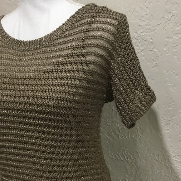 Lauren by Ralph Lauren brown crocheted top size XS - Picture 1 of 7